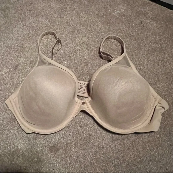 ThirdLove Classic 24/7 Contour Plunge Bra Tupe tan 36D - Picture 2 of 10